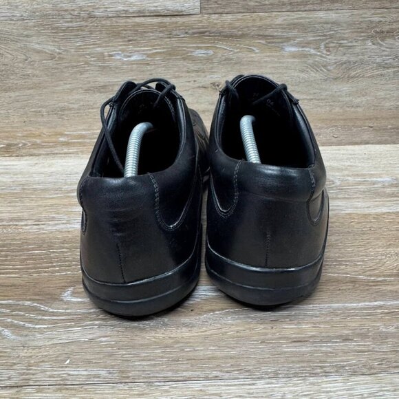 Quirelli Black Leather Oxfords Men's Size 11 - Picture 3 of 7